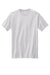 Volunteer Knitwear VL60 Mens USA Made Chore Short Sleeve Crewneck T-Shirt Heather Grey Flat Front