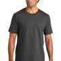 Volunteer Knitwear Mens USA Made Chore Short Sleeve Crewneck T-Shirt - Steel Grey