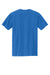 Volunteer Knitwear VL60 Mens USA Made Chore Short Sleeve Crewneck T-Shirt True Royal Blue Flat Back