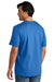 Volunteer Knitwear VL60 Mens USA Made Chore Short Sleeve Crewneck T-Shirt True Royal Blue Model Back