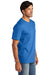 Volunteer Knitwear VL60 Mens USA Made Chore Short Sleeve Crewneck T-Shirt True Royal Blue Model Side