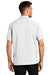 Port Authority W400 Mens Performance Moisture Wicking Short Sleeve Button Down Camp Shirt w/ Pocket White Model Back