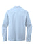 Port Authority W401 Mens Performance Moisture Wicking Long Sleeve Button Down Shirt w/ Pocket Cloud Blue Flat Back