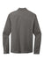 Port Authority W401 Mens Performance Moisture Wicking Long Sleeve Button Down Shirt w/ Pocket Graphite Grey Flat Back