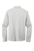 Port Authority W401 Mens Performance Moisture Wicking Long Sleeve Button Down Shirt w/ Pocket Silver Grey Flat Back