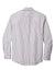 Port Authority W657 Mens SuperPro Wrinkle Resistant Long Sleeve Button Down Shirt w/ Pocket Gusty Grey/White Flat Back