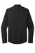 Port Authority W680 Mens City Moisture Wicking Long Sleeve Button Down Shirt Black Flat Back