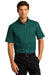 Port Authority W809 Mens SuperPro Wrinkle Resistant React Short Sleeve Button Down Shirt w/ Pocket Marine Green Model Front