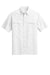 Port Authority W961 Mens Daybreak Moisture Wicking Short Sleeve Button Down Shirt w/ Double Pockets White Flat Front