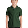 Port Authority Youth Core Classic Short Sleeve Polo Shirt - Deep Forest Green