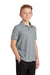 Port Authority Y100 Youth Core Classic Short Sleeve Polo Shirt Gusty Grey Model 3q