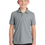 Port Authority Youth Core Classic Short Sleeve Polo Shirt - Gusty Grey