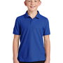 Port Authority Youth Core Classic Short Sleeve Polo Shirt - True Royal Blue