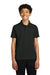 Port Authority Y110 Youth Dry Zone Moisture Wicking Short Sleeve Polo Shirt Deep Black Model Front