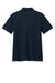 Port Authority Y110 Youth Dry Zone Moisture Wicking Short Sleeve Polo Shirt River Navy Blue Flat Back