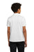 Port Authority Y110 Youth Dry Zone Moisture Wicking Short Sleeve Polo Shirt White Model Back