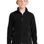 Port Authority Youth Full Zip Fleece Jacket - Black