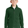 Port Authority Youth Full Zip Fleece Jacket - Forest Green