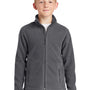 Port Authority Youth Full Zip Fleece Jacket - Iron Grey