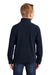 Port Authority Y217 Youth Full Zip Fleece Jacket True Navy Blue Model Back