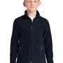 Port Authority Youth Full Zip Fleece Jacket - True Navy Blue