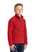 Port Authority Y217 Youth Full Zip Fleece Jacket True Red Model 3q