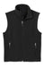 Port Authority Y219 Youth Full Zip Fleece Vest Black Flat Front