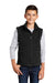 Port Authority Y219 Youth Full Zip Fleece Vest Black Model Front