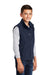 Port Authority Y219 Youth Full Zip Fleece Vest True Navy Blue Model 3q