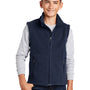 Port Authority Youth Full Zip Fleece Vest - True Navy Blue