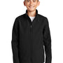 Port Authority Youth Core Wind & Water Resistant Full Zip Jacket - Black