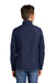 Port Authority Y317 Youth Core Wind & Water Resistant Full Zip Jacket Dress Navy Blue Model Back