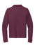 Port Authority Y500LS Youth Silk Touch Wrinkle Resistant Long Sleeve Polo Shirt Burgundy Flat Back