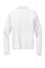 Port Authority Y500LS Youth Silk Touch Wrinkle Resistant Long Sleeve Polo Shirt White Flat Back