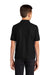 Port Authority Y500 Youth Silk Touch Wrinkle Resistant Short Sleeve Polo Shirt Black Model Back