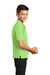 Port Authority Y500 Youth Silk Touch Wrinkle Resistant Short Sleeve Polo Shirt Lime Green Model Side