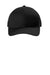 Port Authority YC112 Snapback Trucker Hat Black Flat Front