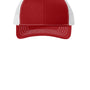 Port Authority Youth Snapback Trucker Hat - Flame Red/White