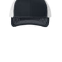 Port Authority Youth Snapback Trucker Hat - Rich Navy Blue/White