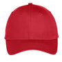 Port & Company Youth Twill Adjustable Hat - Red