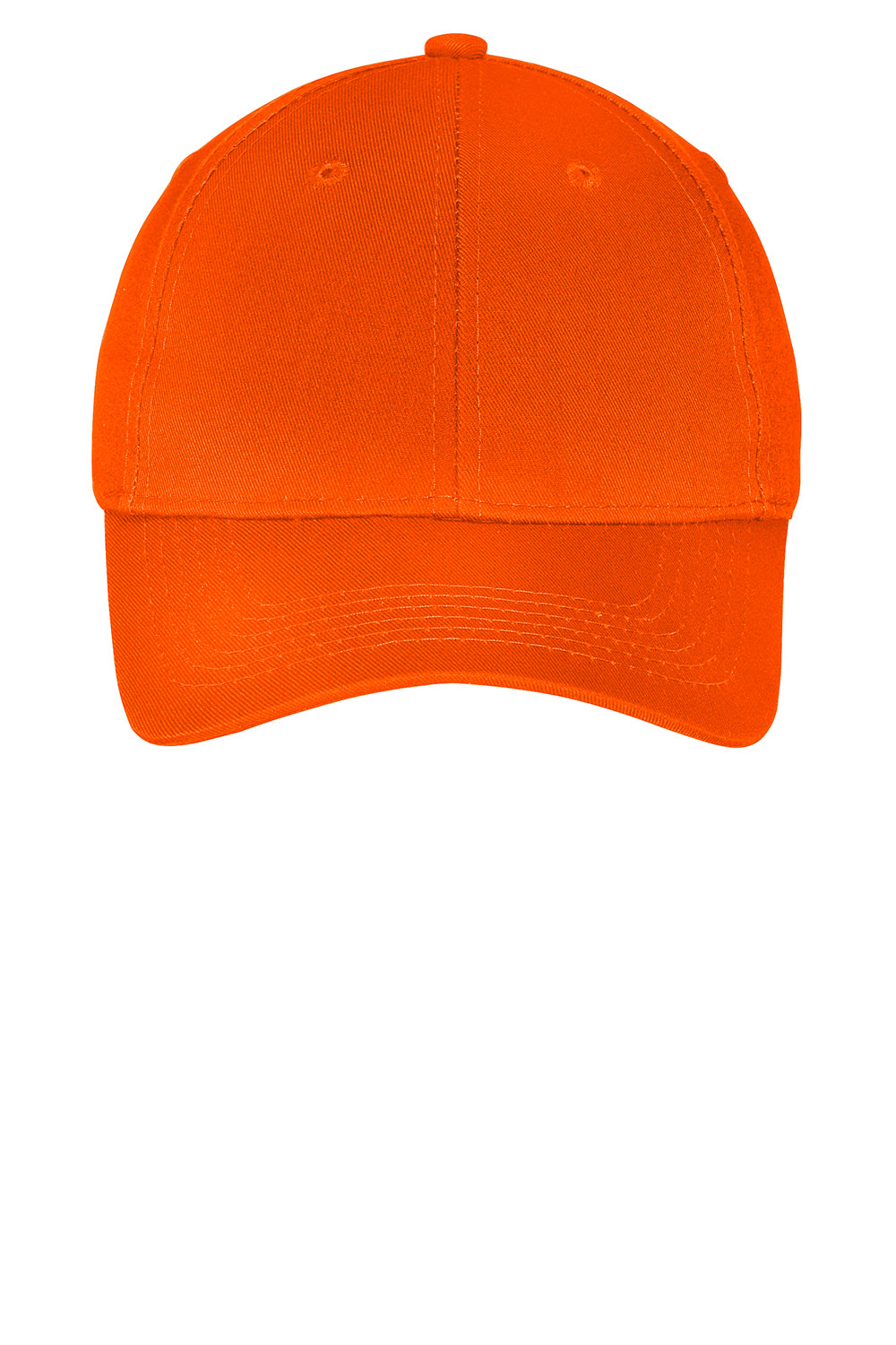 Port & Company YCP80 Youth Twill Adjustable Hat Orange Flat Front