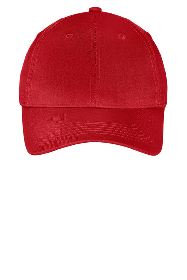 Port & Company YCP80 Youth Twill Adjustable Hat True Red Flat Front