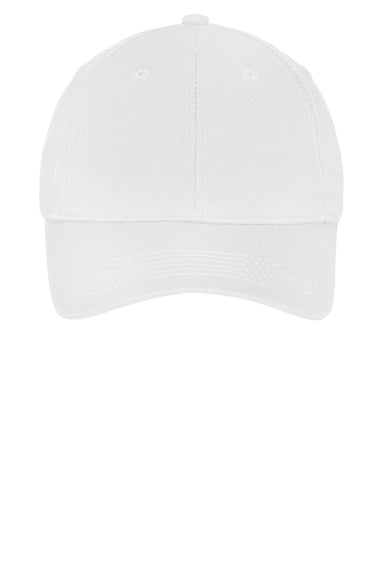 Port & Company YCP80 Youth Twill Adjustable Hat White Flat Front