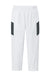 Sport-Tek YPST800 Youth Travel Pants w/ Pockets White/Iron Grey Flat Front