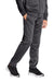 Sport-Tek YPST95 Youth Tricot Track Pants w/ Pockets Graphite Grey Model Side