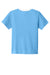 Sport-Tek YST100 Youth Competitor United Short Sleeve Crewneck T-Shirt Carolina Blue/White Flat Back