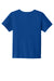 Sport-Tek YST100 Youth Competitor United Short Sleeve Crewneck T-Shirt True Royal Blue/White Flat Back