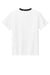 Sport-Tek YST100 Youth Competitor United Short Sleeve Crewneck T-Shirt White/Black Flat Back