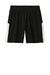 Sport-Tek YST103 Youth Competitor United Athletic Shorts Black/White Flat Front