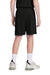 Sport-Tek YST103 Youth Competitor United Athletic Shorts Black/White Model Back